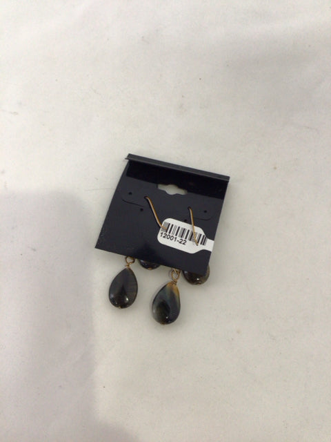 Green/Gold Tiger's Eye Earrings