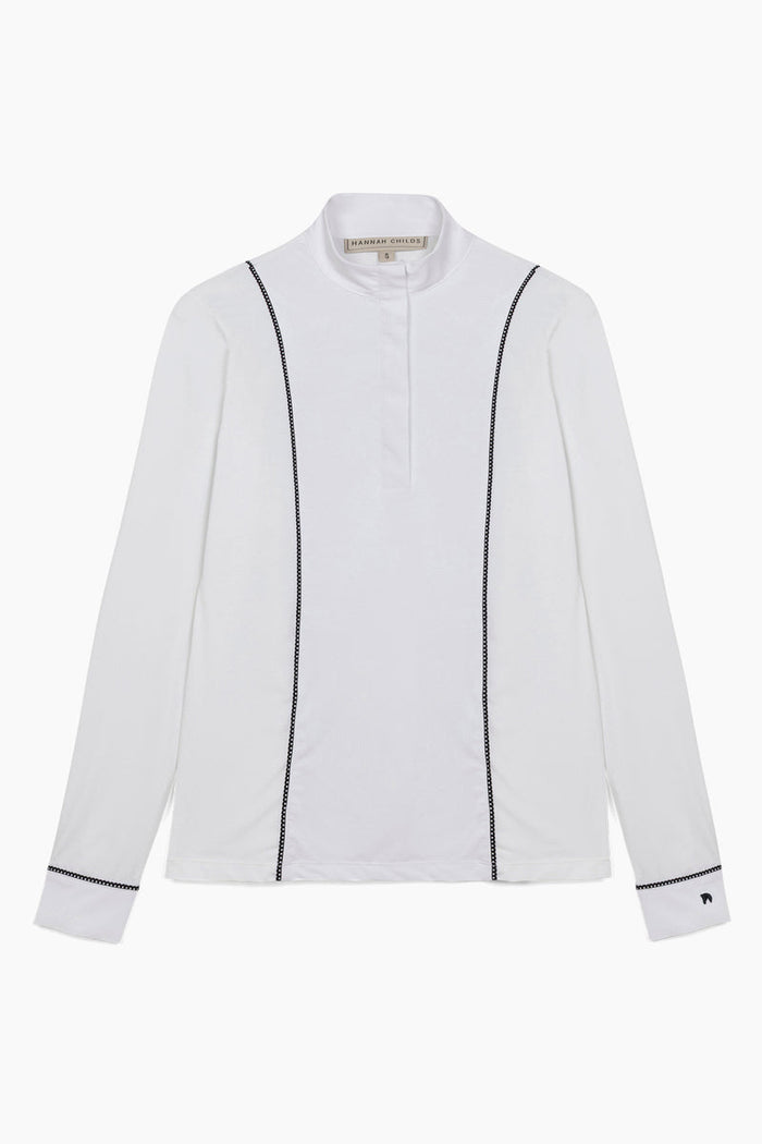 Hannah Childs Constance Heart Horse Women's Long Sleeve Show Shirt