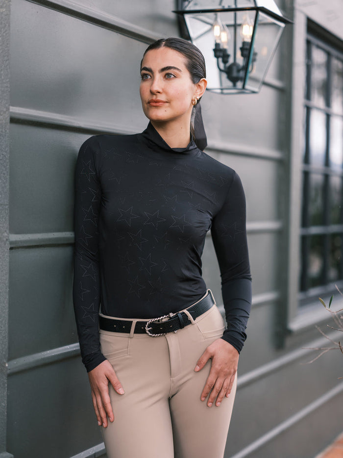 Hannah Childs Farrah Star Women's Turtleneck Training Top