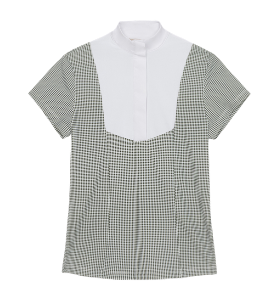 Hannah Childs Lauryn Gingham Kid's Short Sleeve Show Shirt