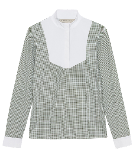 Hannah Childs Luna Gingham Long Sleeve Show Shirt
