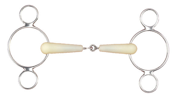 Happy Mouth 2-Ring Jointed Gag Bit