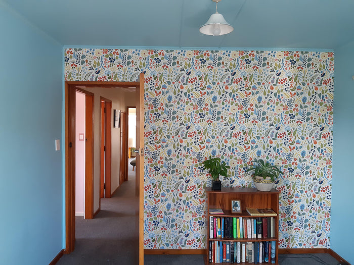 Herbarium Wallpaper  - White