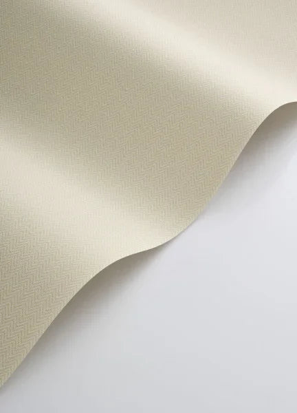 Herring Flow - Plain Wallpaper - Beige Sable