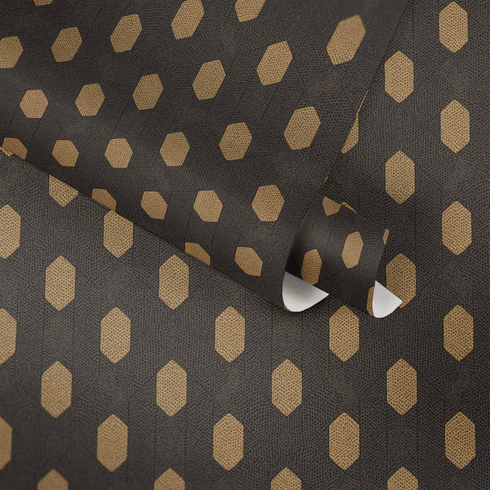 Hex Glamour Wallpaper - Black