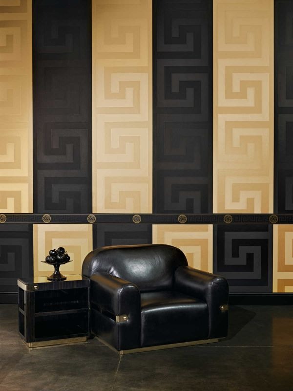 Versace Home Wallpaper - Grey