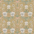 Honeysuckle and Tulip Wallpaper - Gold