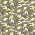Hoope Wallpaper - Olive on Cream