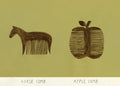 Horse and Apple Comb by Isabelle Vandeplassche