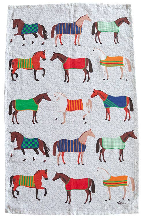 Horses Tea Towel - Allgifts Australia