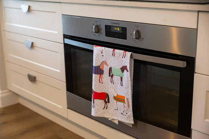 Horses Tea Towel - Allgifts Australia