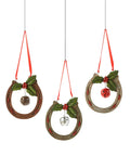 Horseshoe, Holly & Bell Ornament