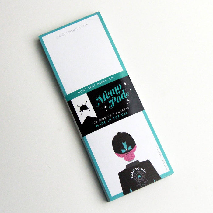 Hunt Seat Paper Co. - Born to Win Memo Pad