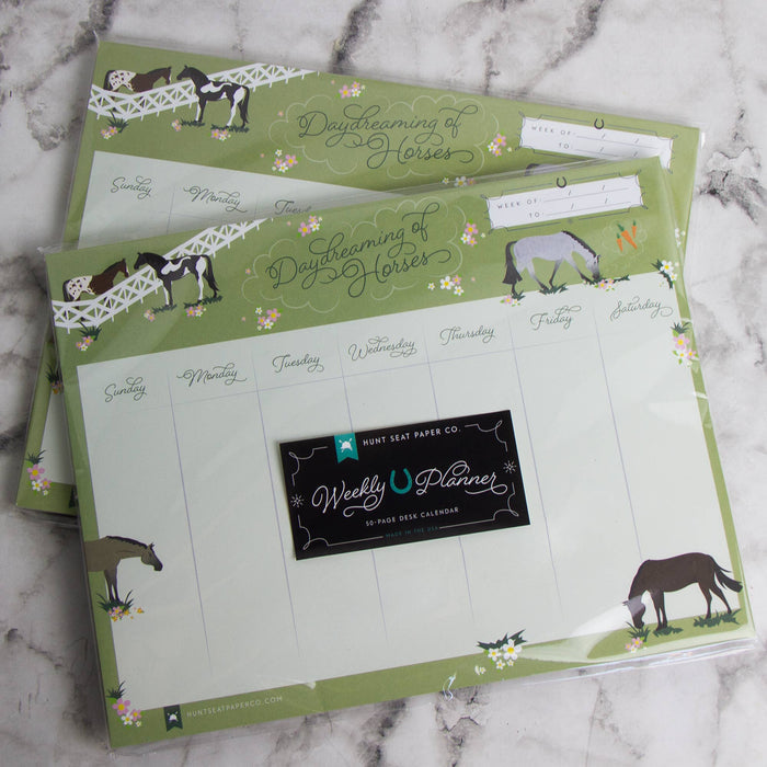 Hunt Seat Paper Co. - Daydreaming Weekly Planner Equestrian