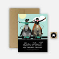 HuntSeatPaper Barn Friends Greeting Card