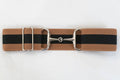 Huston x Ellany - Costello - 2" Silver Snaffle Elastic Belt