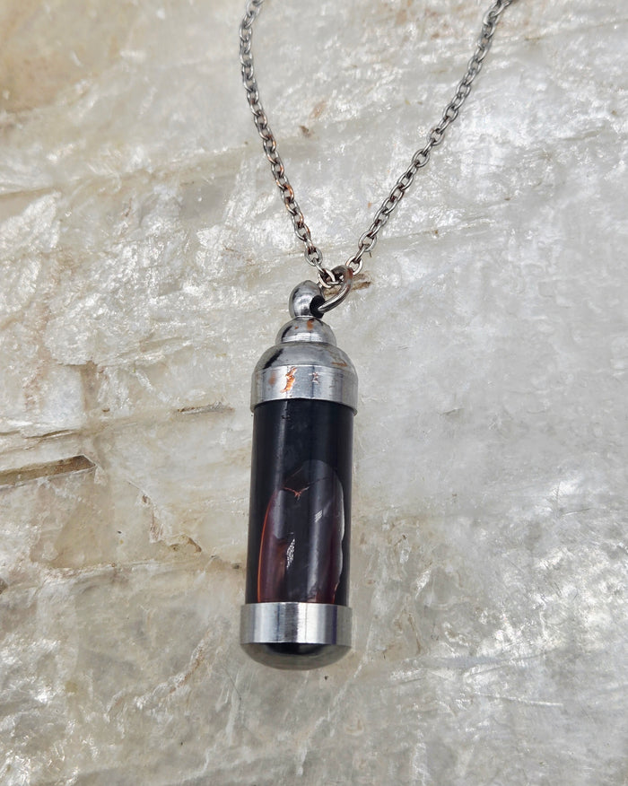 Imitation Blood Vial Necklace