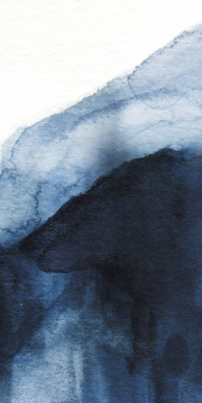 Indigo Abstract - Custom sized wallpaper mural (per/m2) - Deep Blue
