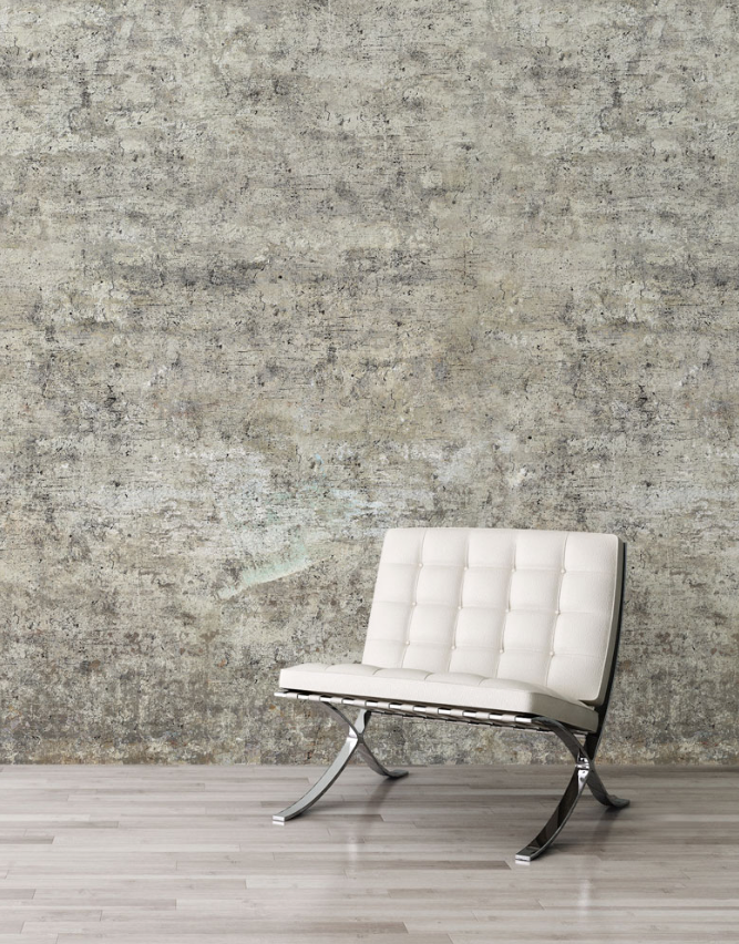 Industrial - Vintage Brick Wallpaper - White