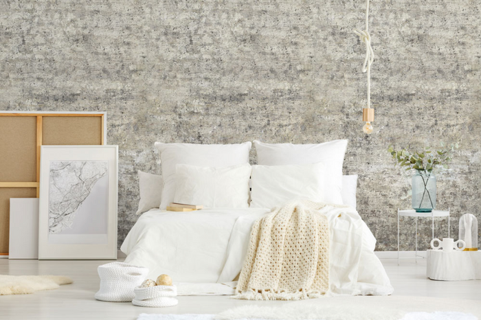 Industrial - Vintage Brick Wallpaper - White