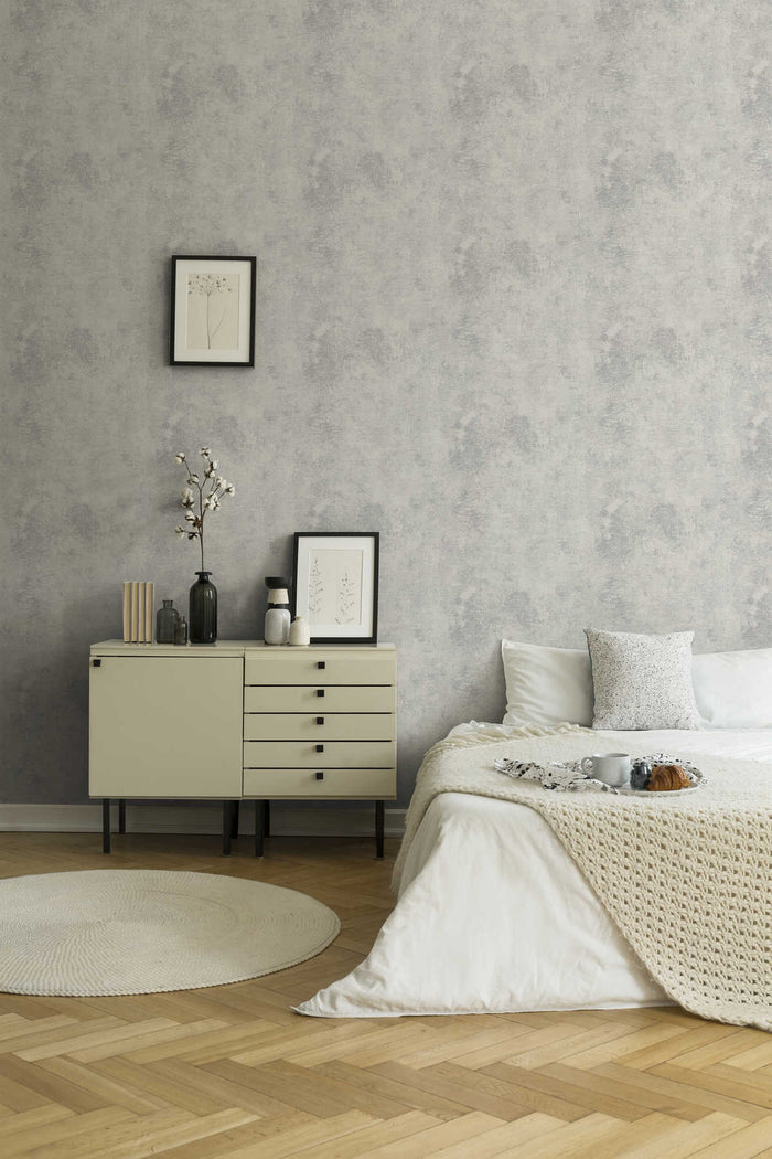 Industrial Grunge Wallpaper  - Grey