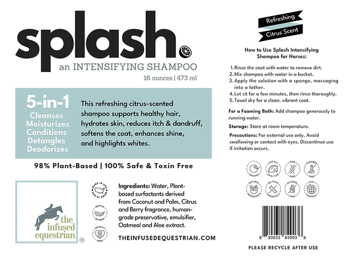 Infused Equestrian Splash Intensifying Shampoo