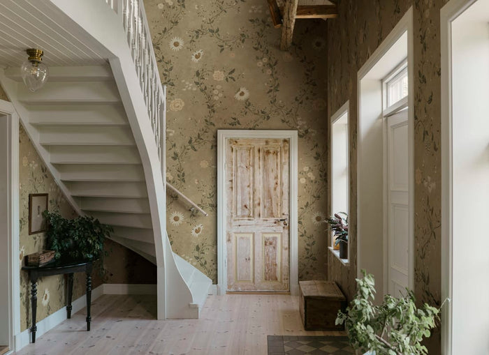 Inger - Sandberg - Custom Sized Wallpaper Mural (per m2) - Brown
