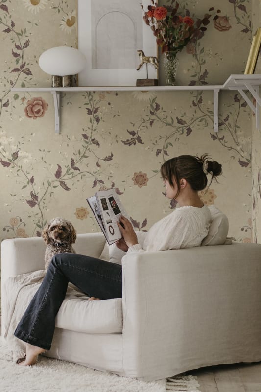 Inger - Sandberg - Custom Sized Wallpaper Mural (per m2) - Sandstone