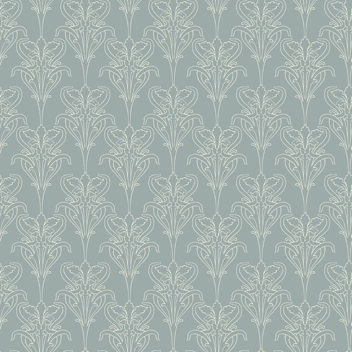 Iris Wallpaper - Blue