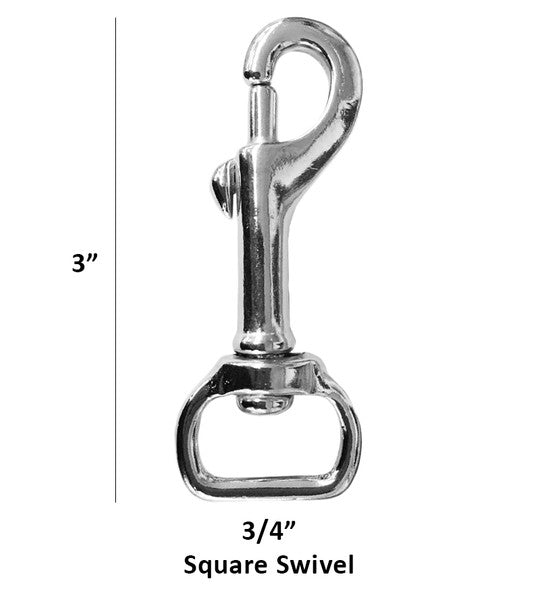 Jack's Bolt Swivel Snap 3"