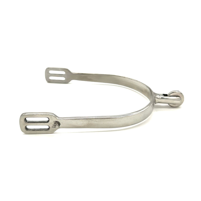 Jake Adams Equestrian Horizontal Smooth Rowel Spur