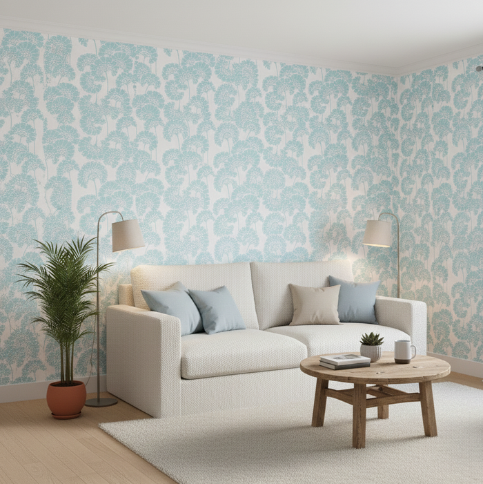 Japanese Floral Wallpaper - Florence Broadhurst - Dolphin