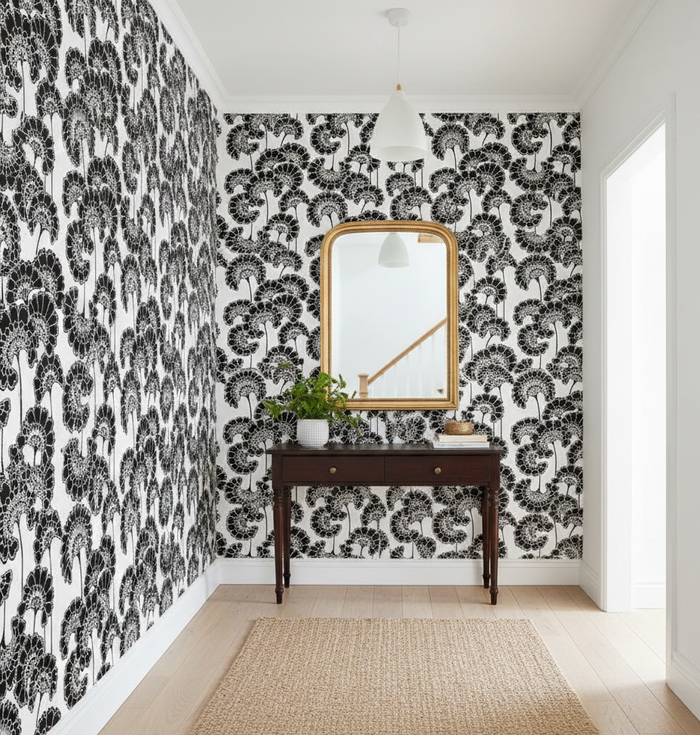 Japanese Floral Wallpaper - Florence Broadhurst - Magpie