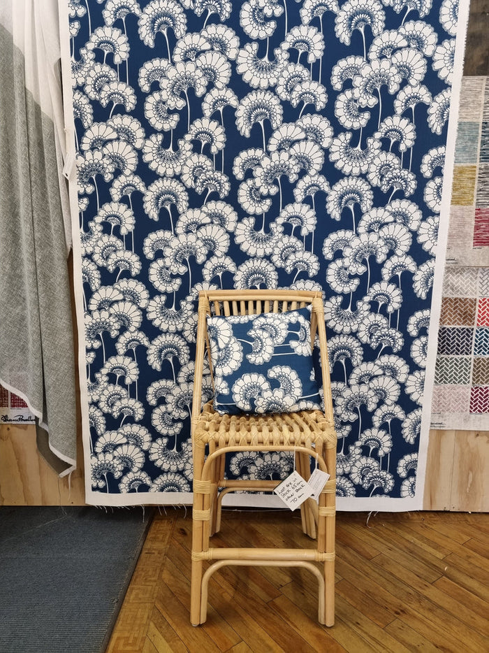 Japanese Floral Wallpaper - Florence Broadhurst - True Blue