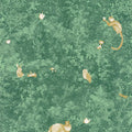Jardin Des Merveilles Wallpaper - Green - Ochre Monkey