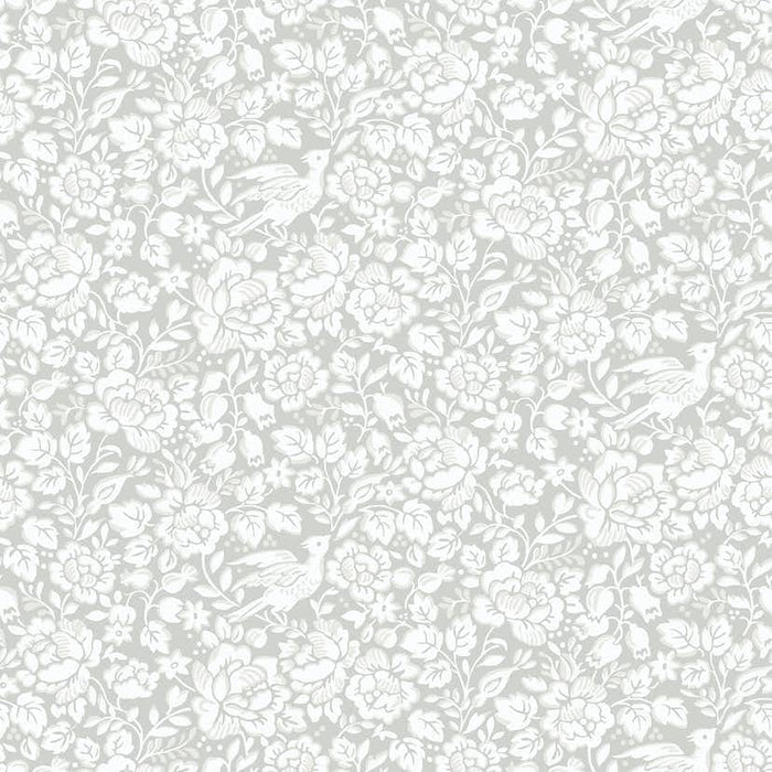 Jenny - Nightingale Wallpaper - Grey