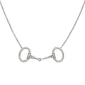 JPC Equestrian AWST Int'l Rhodium Horse Snaffle Bit Necklace
