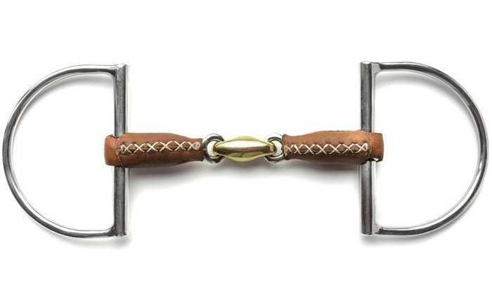 Jump 'In Leather French Mouth D Ring Bit