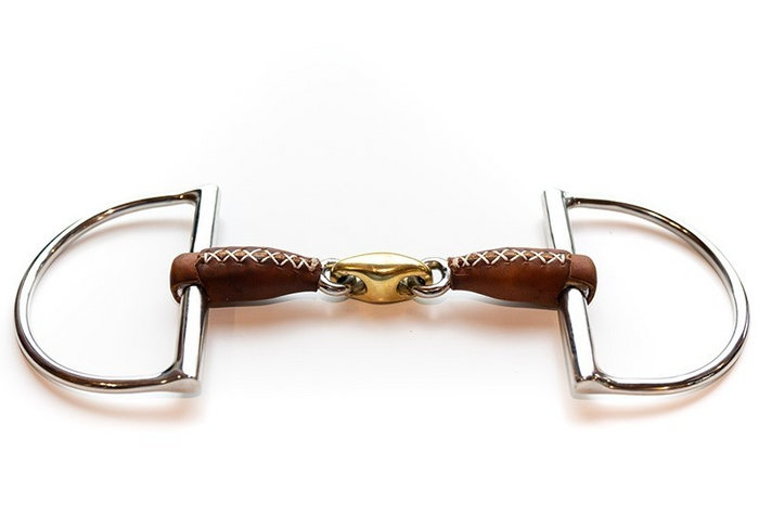 Jump 'In Leather French Mouth D Ring Bit