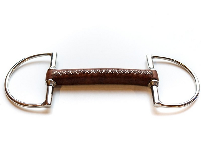 Jump 'In Leather Mullen Mouth D Bit