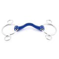 Jump'In 3 Ring Blue Soft Mouth Port Bit