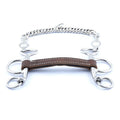 Jump'In Small Cheek Flat Leather Pelham Bit