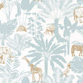 Jungle Trip Wallpaper - Blue