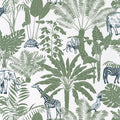 Jungle Trip Wallpaper - Green