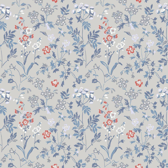 Juni Scandinavian Wallpaper - Blue - Discontinuing