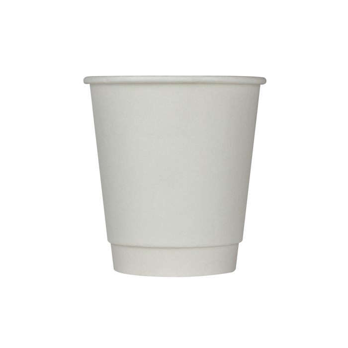 Karat 10oz Insulated Paper Hot Cups - Kraft (90mm) - Wrapped - 500 ct-Cups & Lids-Karat-Restaurant Supply Drop