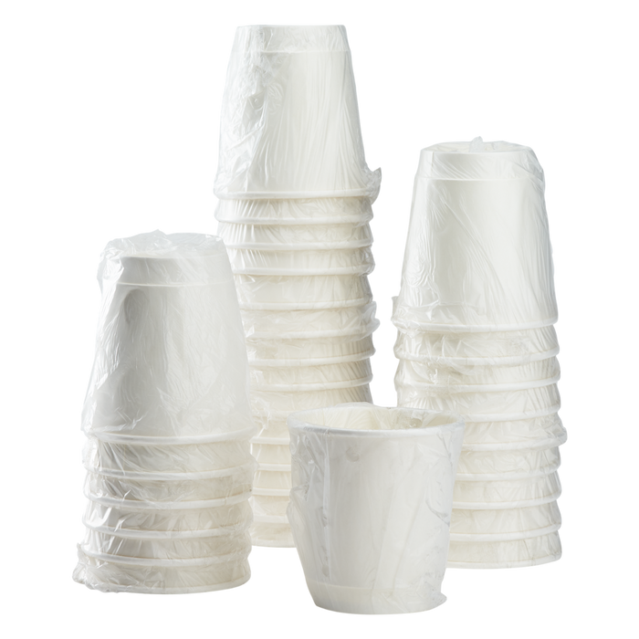 Karat 10oz Insulated Paper Hot Cups - Kraft (90mm) - Wrapped - 500 ct-Cups & Lids-Karat-Restaurant Supply Drop