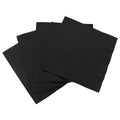 Karat 10"x10" Premium Beverage Napkins - Black - 1,000 ct-Napkins-Karat-Restaurant Supply Drop