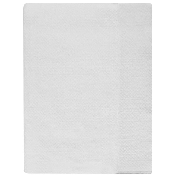 Karat 12"x13" Off-Fold Napkins - White - 6,000 ct-Napkins-Karat-Restaurant Supply Drop
