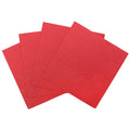 Karat 9.5"x9.5" Beverage Napkins - Red- 1,000 ct-Napkins-Karat-Restaurant Supply Drop